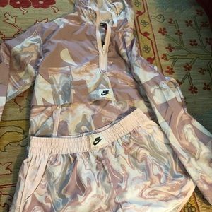 Nike windbreaker and shorts